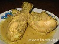 Udka z kurczaka w sosie musztardowym