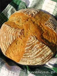 Barm bread - chleb na piwnym zakwasie 